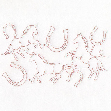 Tame the Wild Horses (Edge-to-Edge Quilting)