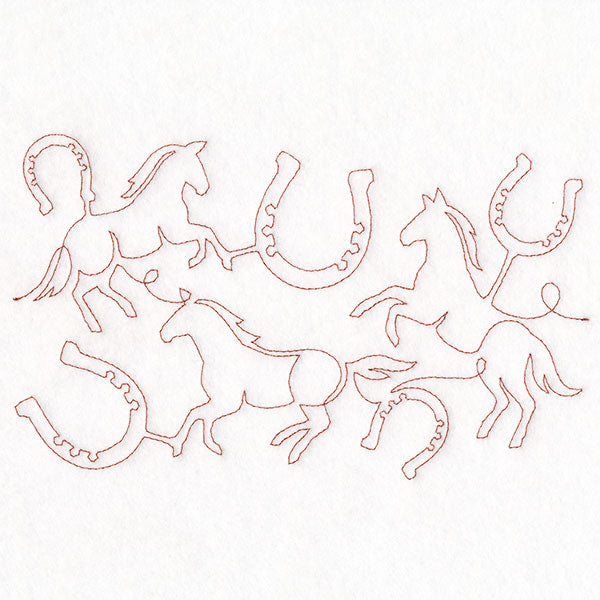 Tame the Wild Horses (Edge-to-Edge Quilting)