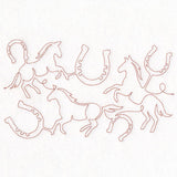 Tame the Wild Horses (Edge-to-Edge Quilting)