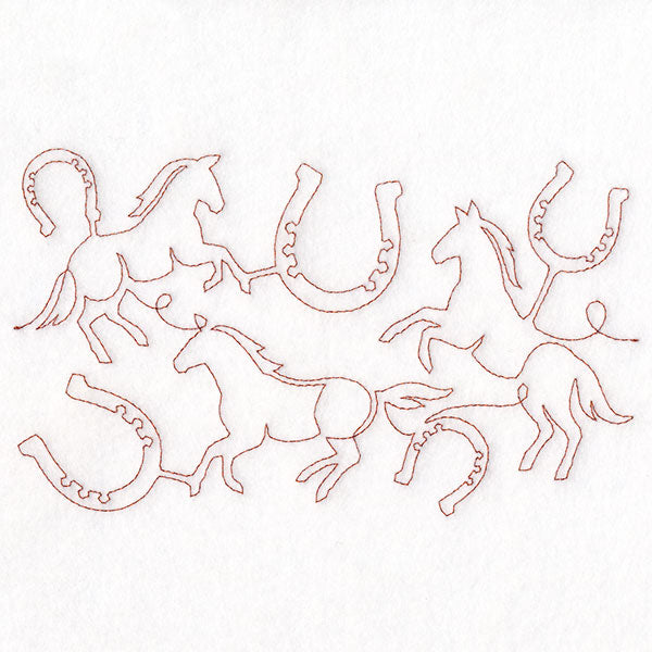 Tame the Wild Horses (Edge-to-Edge Quilting)