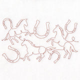 Tame the Wild Horses (Edge-to-Edge Quilting)