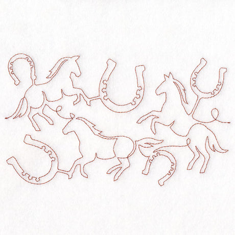 Tame the Wild Horses (Edge-to-Edge Quilting)