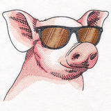Sunshine and Sunglasses Pig