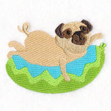 Animals on Floaties - Pug