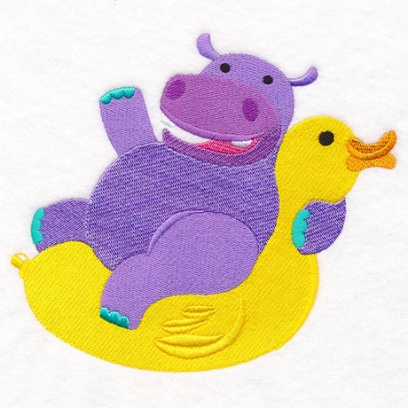 Animals on Floaties - Hippo