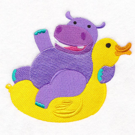 Animals on Floaties - Hippo