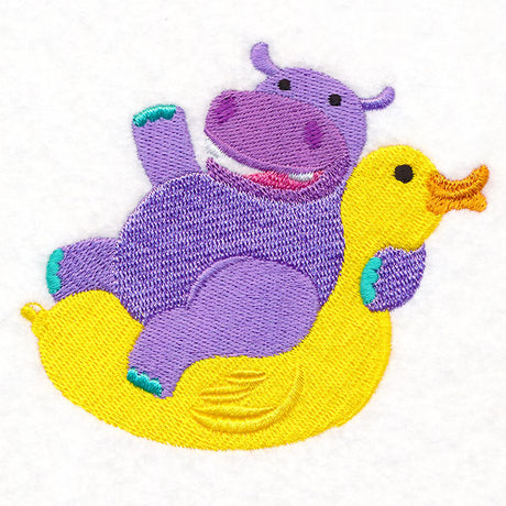 Animals on Floaties - Hippo