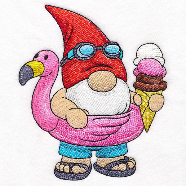 Fun Flamingo Floaty Gnome