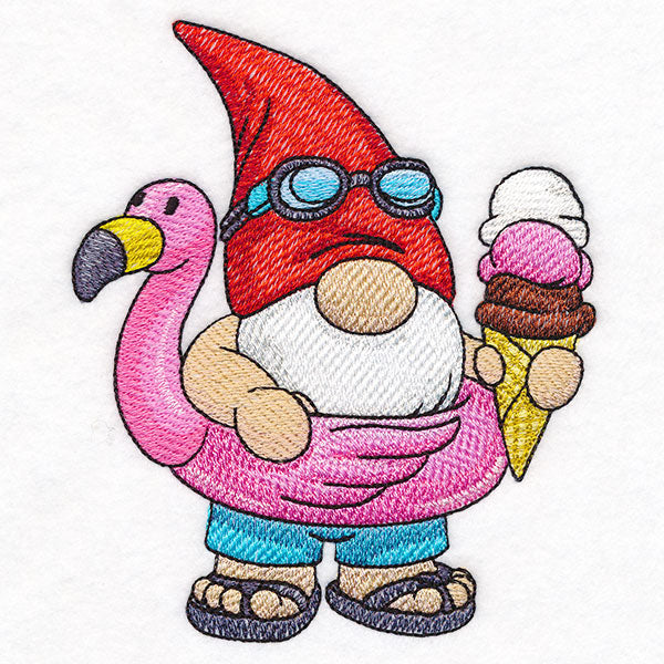 Fun Flamingo Floaty Gnome