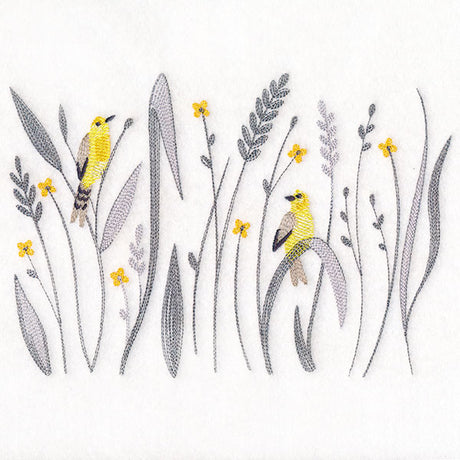 Goldfinch and Fields Border