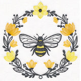 Summer Buzz Bee Wreath