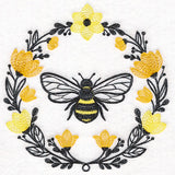 Summer Buzz Bee Wreath