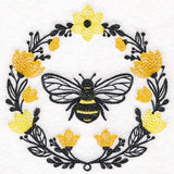 Summer Buzz Bee Wreath