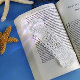 Coastal Fan Shell Bookmark (Battenburg Lace)