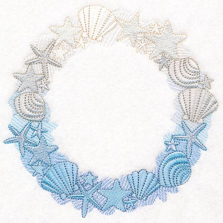 Starfish and Seashells Wreath