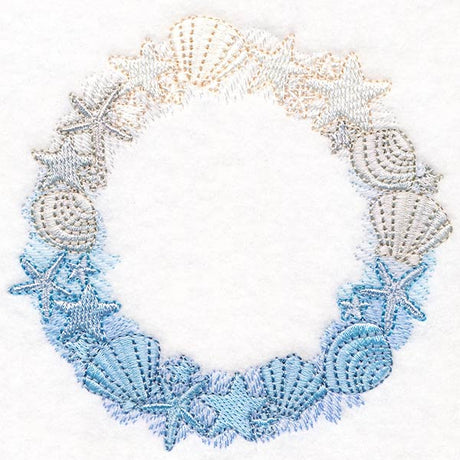 Starfish and Seashells Wreath