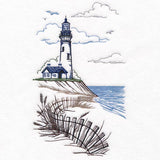 Idyllic Lighthouse Etching