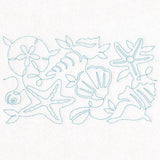 Beachside Seashells and Treasures (Edge-to-Edge Quilting)