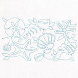 Beachside Seashells and Treasures (Edge-to-Edge Quilting)