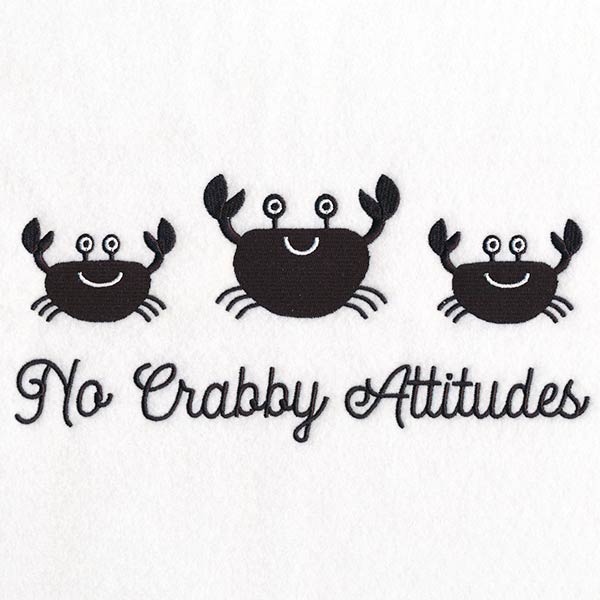 No Crabby Attitudes