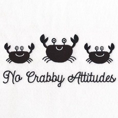 No Crabby Attitudes