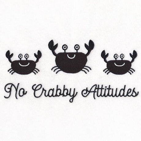 No Crabby Attitudes