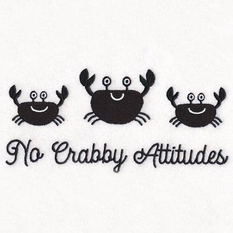 No Crabby Attitudes