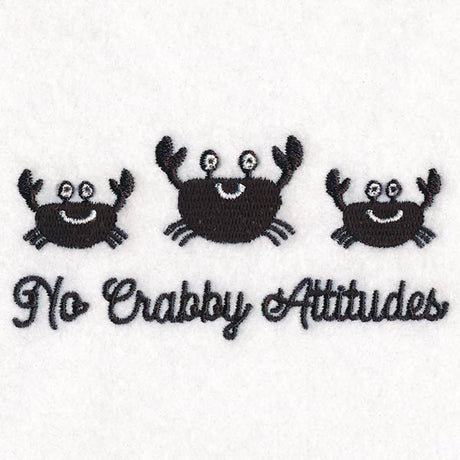 No Crabby Attitudes