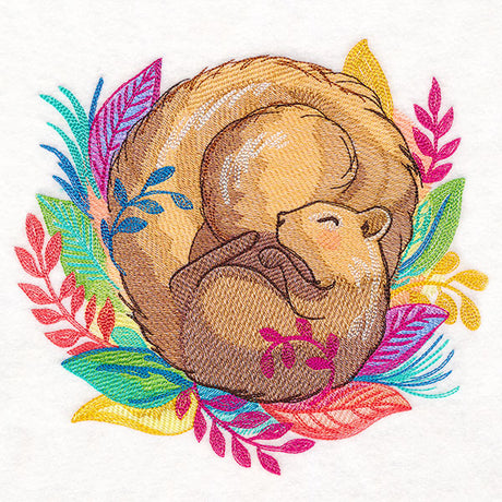 Sleepy Forest Squirrel