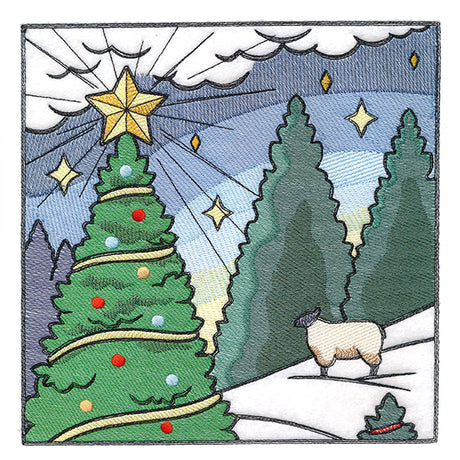 Christmas on the Farm Scene - Block 1