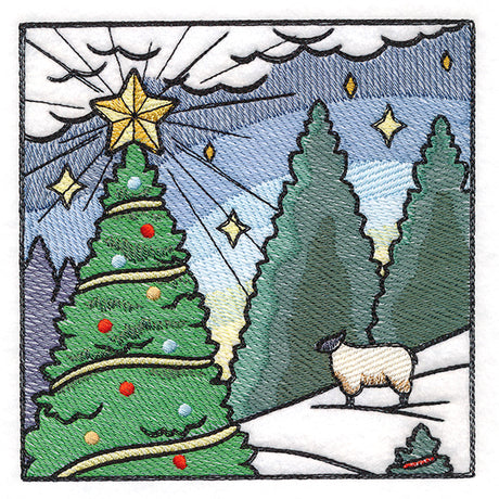 Christmas on the Farm Scene - Block 1