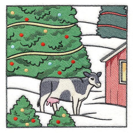 Christmas on the Farm Scene - Block 3