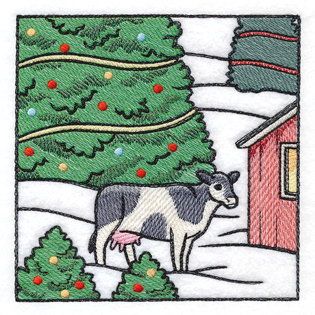 Christmas on the Farm Scene - Block 3