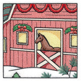 Christmas on the Farm Scene - Block 4