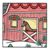 Christmas on the Farm Scene - Block 4