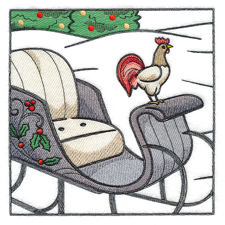 Christmas on the Farm Scene - Block 5