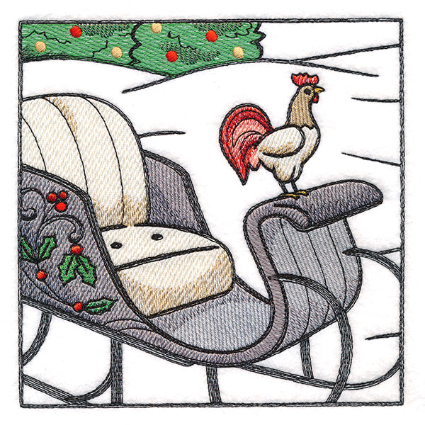 Christmas on the Farm Scene - Block 5