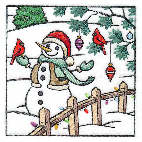 Christmas on the Farm Scene - Block 6