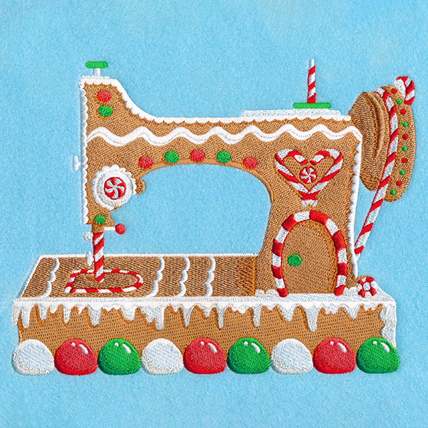 Christmas Gingerbread Sewing Machine