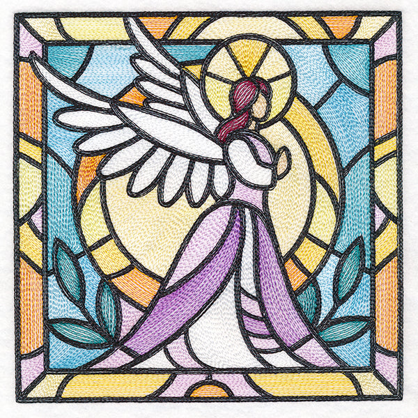 Stained Glass Christmas - Angel