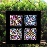 Stained Glass Christmas - Dove