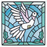Stained Glass Christmas - Dove