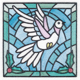 Stained Glass Christmas - Dove
