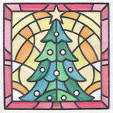 Stained Glass Christmas - Tree