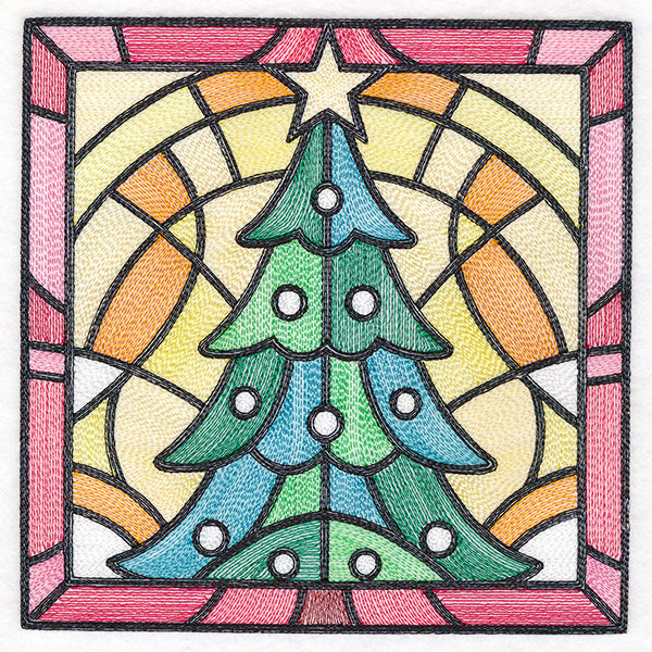 Stained Glass Christmas - Tree