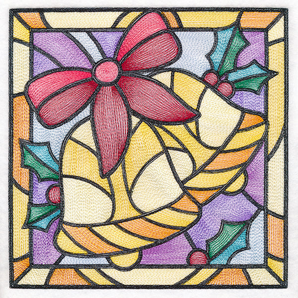 Stained Glass Christmas - Bells