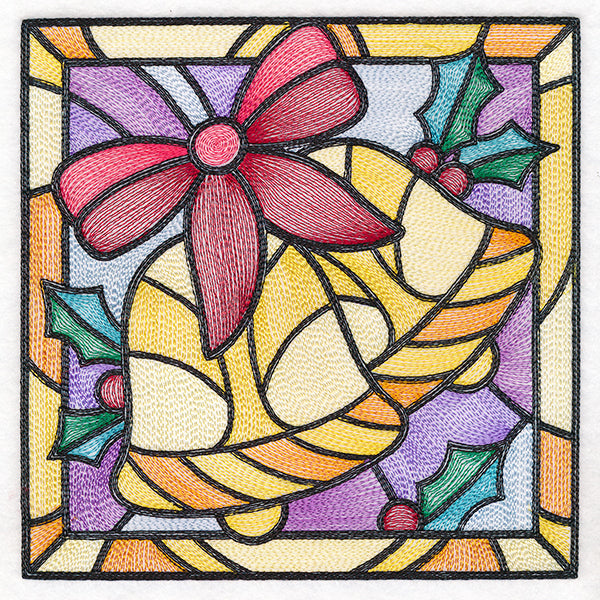 Stained Glass Christmas - Bells