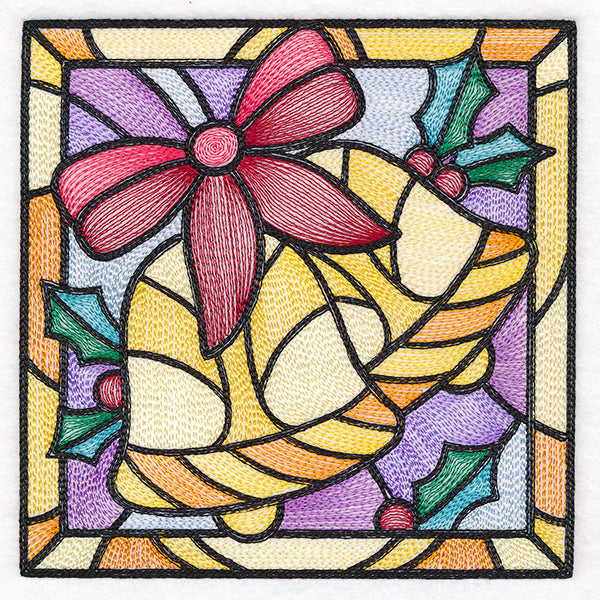 Stained Glass Christmas - Bells