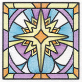 Stained Glass Christmas - Star of Bethlehem