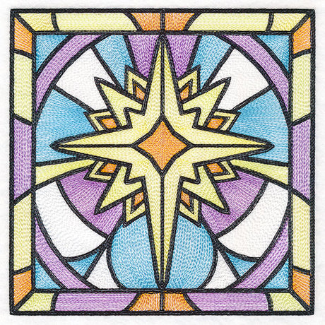 Stained Glass Christmas - Star of Bethlehem